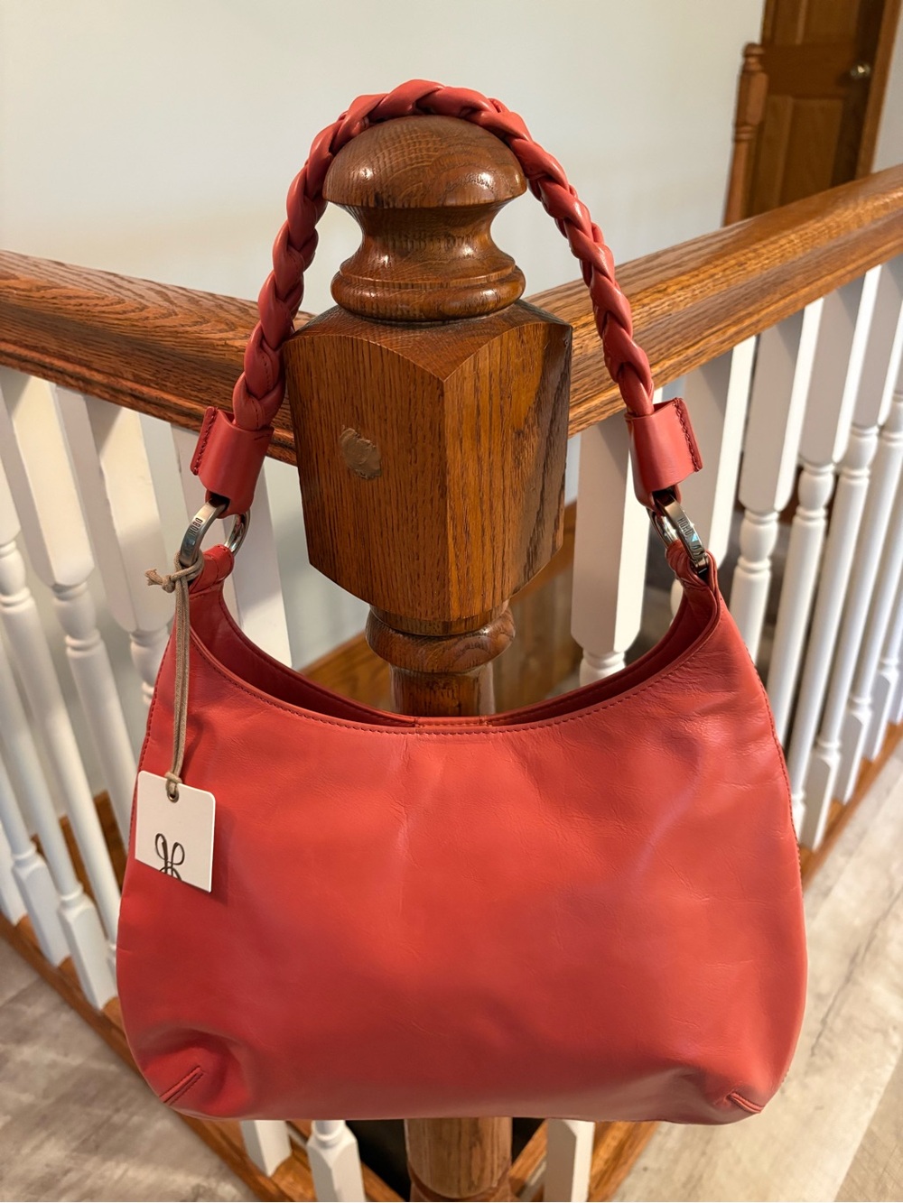 NWT Hobo Madison Pink Mirage Leather Shoulder Bag $248